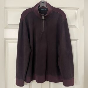 Perry Ellis Quarter Zip Pullover Size XL